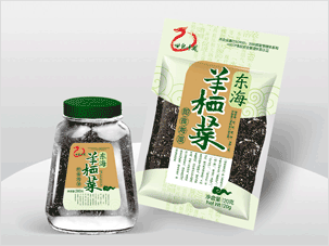 中龍食品公司即食海藻羊棲菜包裝設(shè)計(jì)圖片