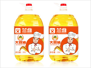 蘭雄大豆食用油包裝設(shè)計(jì)案例圖片