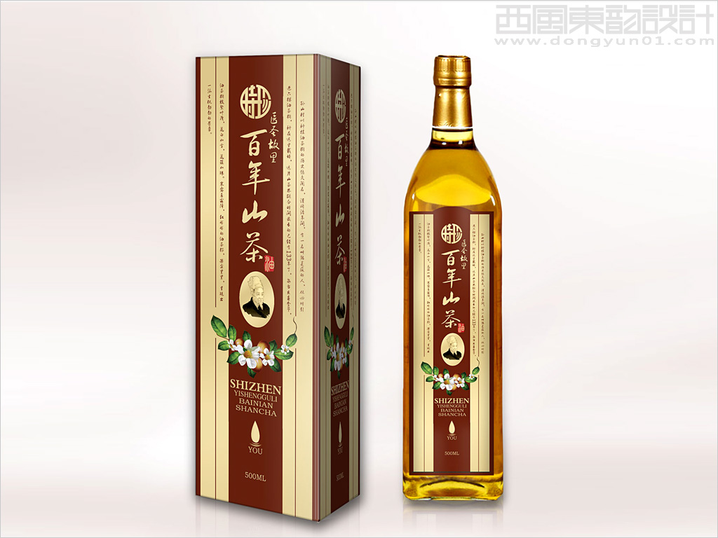 時(shí)珍百年山茶油包裝設(shè)計(jì)