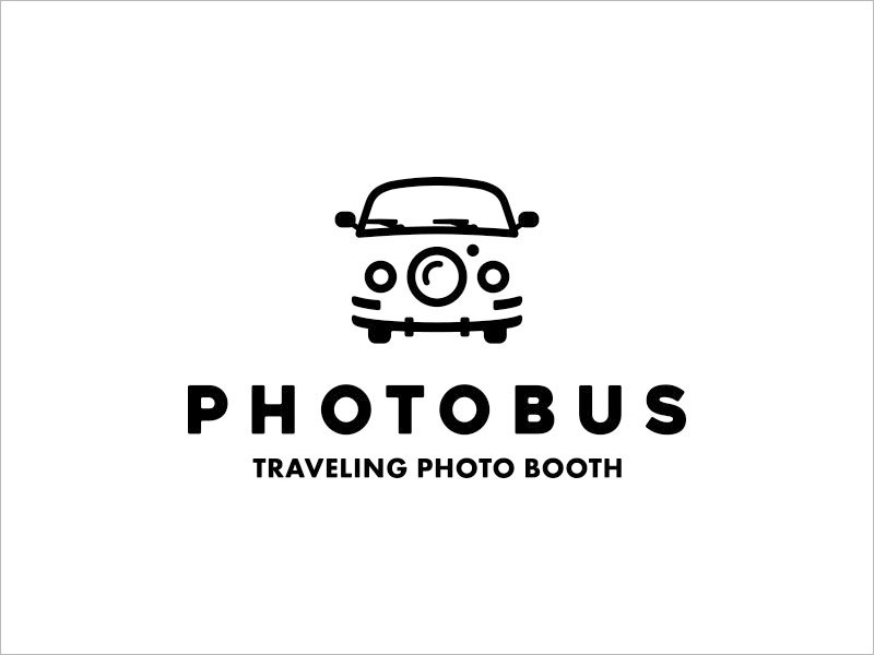 PHOTOBUS TRAVELING PHOTO BOOTH LOGO設(shè)計