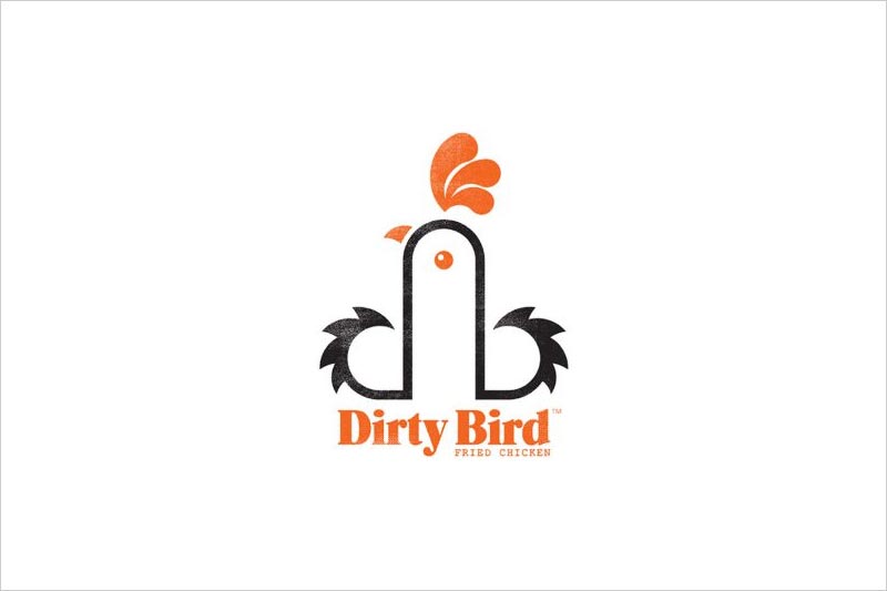 Dirty Bird 標(biāo)志設(shè)計(jì)