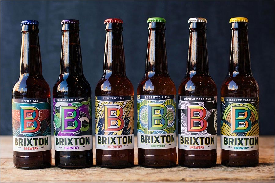 Brixton Brewery 精釀啤酒包裝設(shè)計(jì)