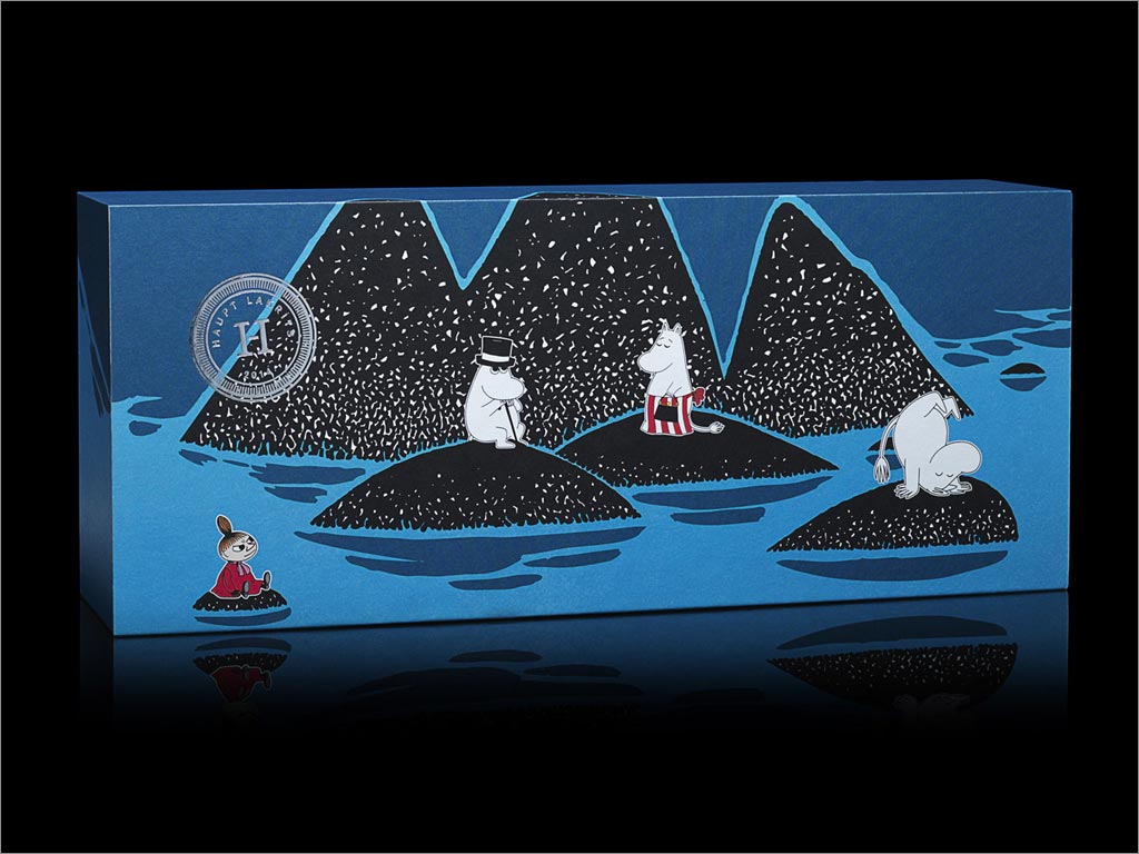 瑞典Moomin糖果禮盒包裝設(shè)計之正面展示