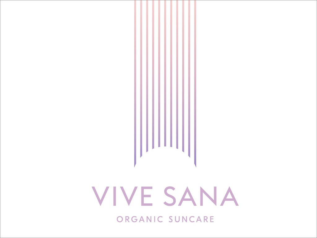 Vive Sana防曬霜品牌logo設計