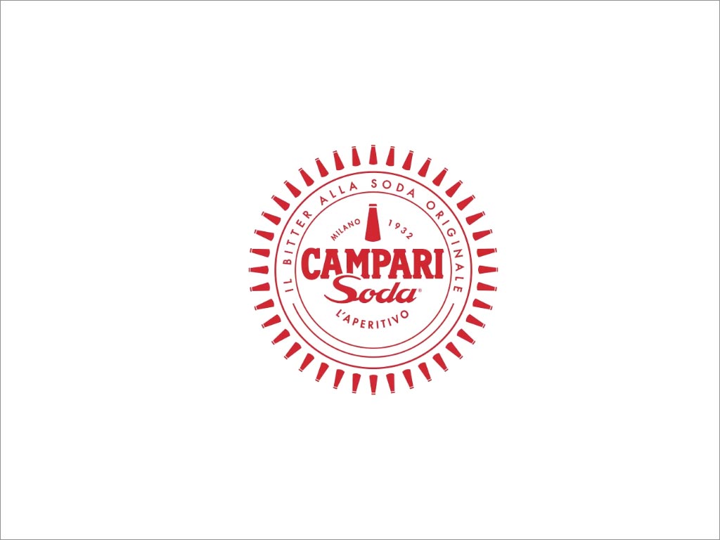 坎帕里（Campari）開(kāi)胃酒logo設(shè)計(jì)