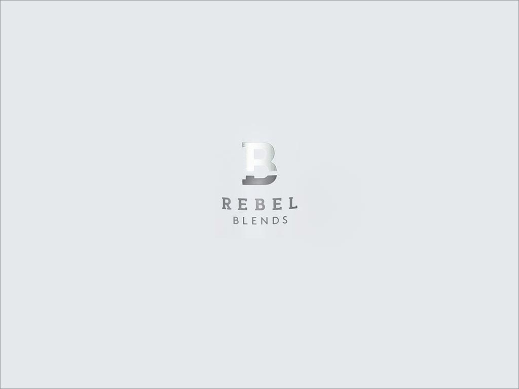 引人注目的英國Rebel Blends化妝品logo設(shè)計(jì)