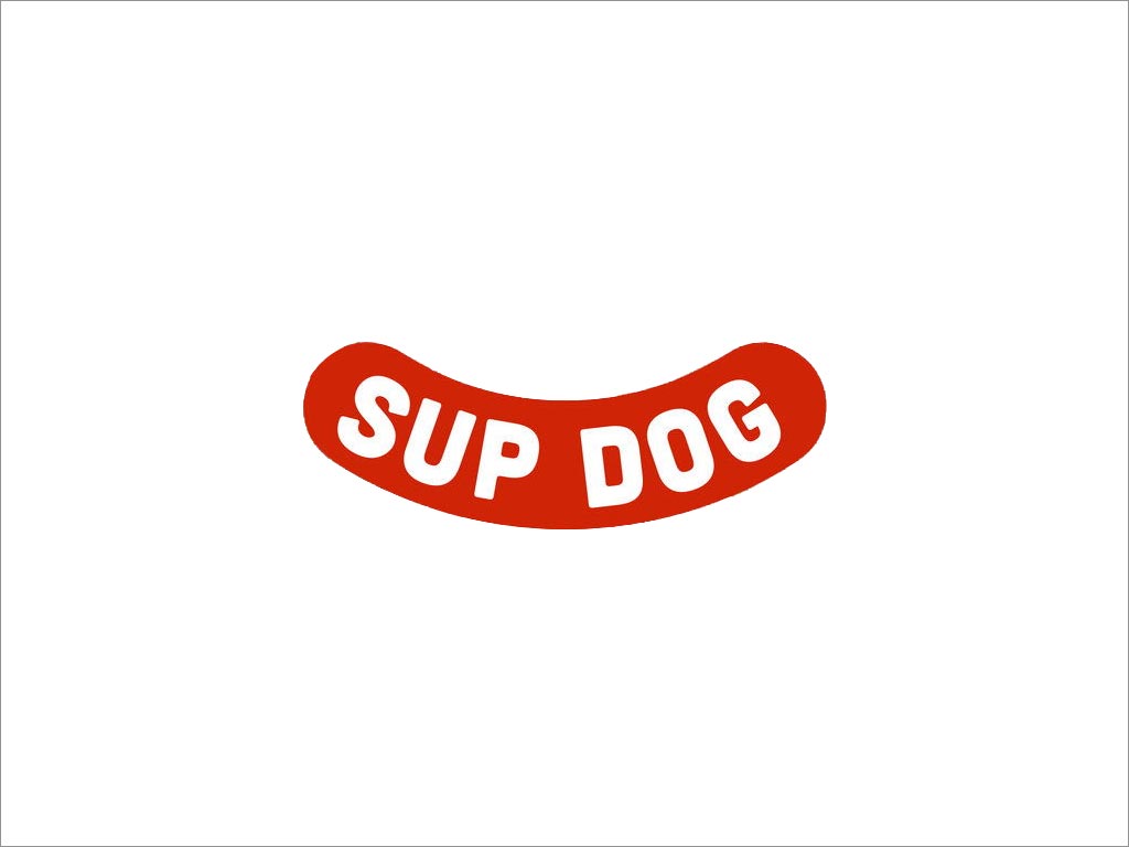 美國(guó)Sup Dog熱狗快餐店logo設(shè)計(jì)