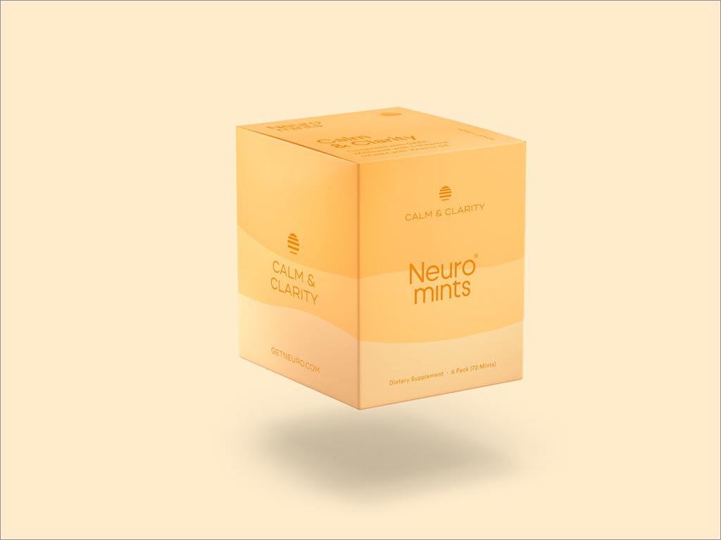 美國Neuro口香糖薄荷糖紙盒包裝設(shè)計