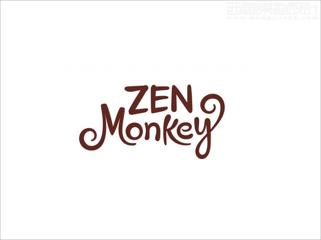 美國zen monkey早餐速食粥l(xiāng)ogo設(shè)計