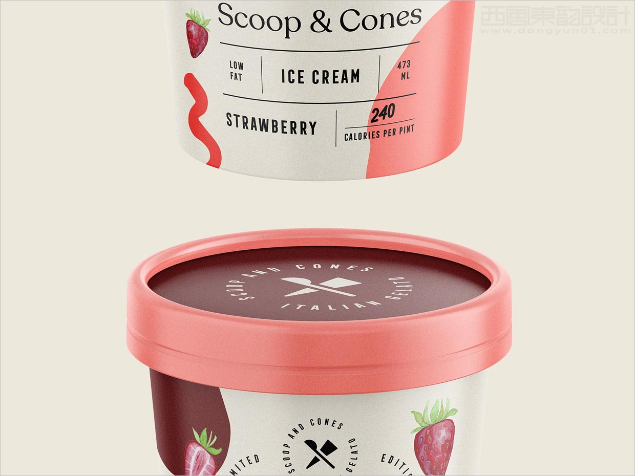 Scoop＆Cones冰淇淋包裝設(shè)計(jì)之實(shí)物照片