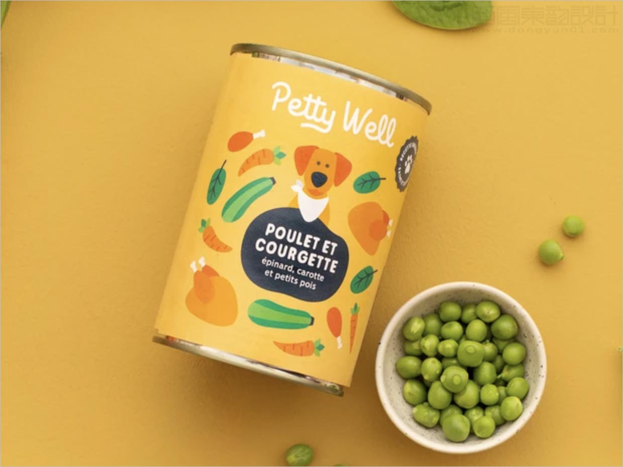 法國Petty Well寵物狗糧食品包裝設計