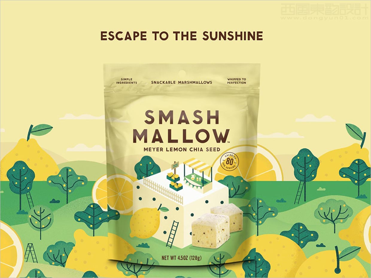 英國Smashmallow棉花糖休閑食品包裝設(shè)計(jì)