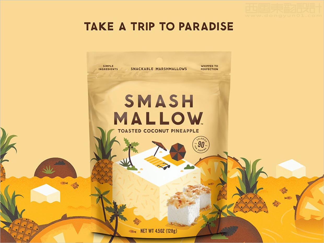 英國Smashmallow棉花糖休閑食品包裝設(shè)計(jì)