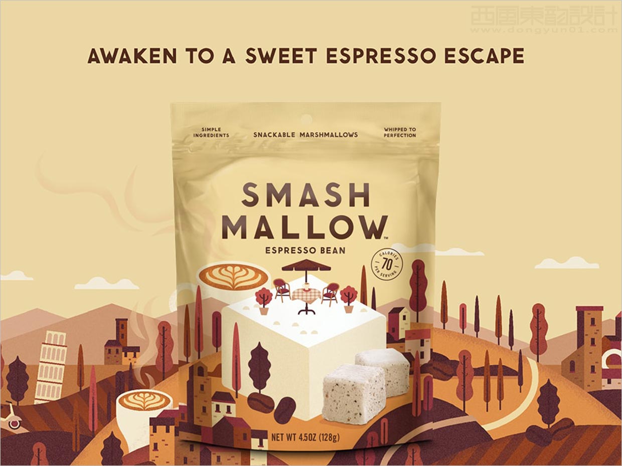 英國Smashmallow棉花糖休閑食品包裝設(shè)計(jì)