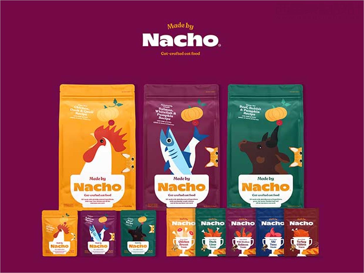 美國Nacho貓糧包裝設(shè)計